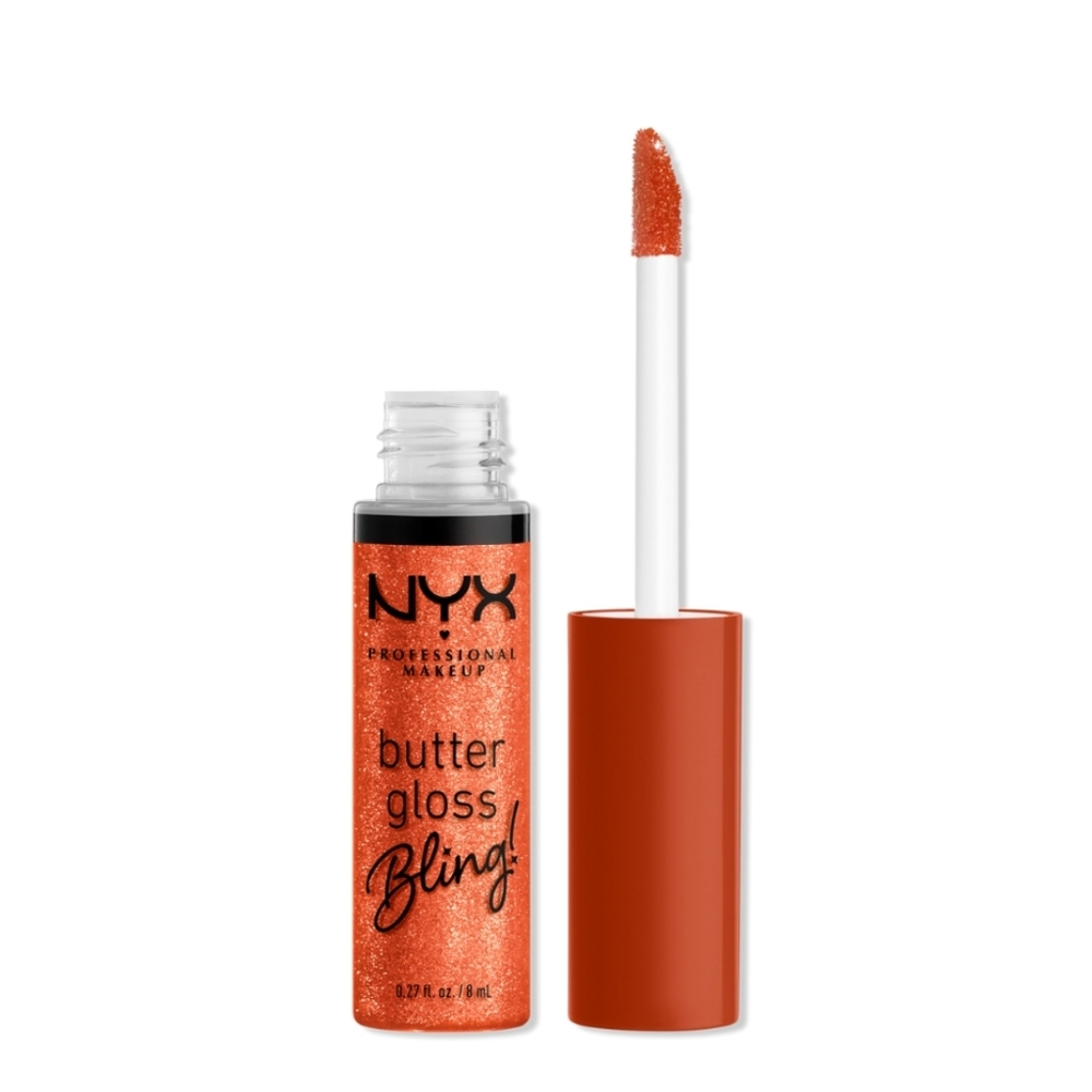 NYX Butter Gloss Bling in Shimmering Orange